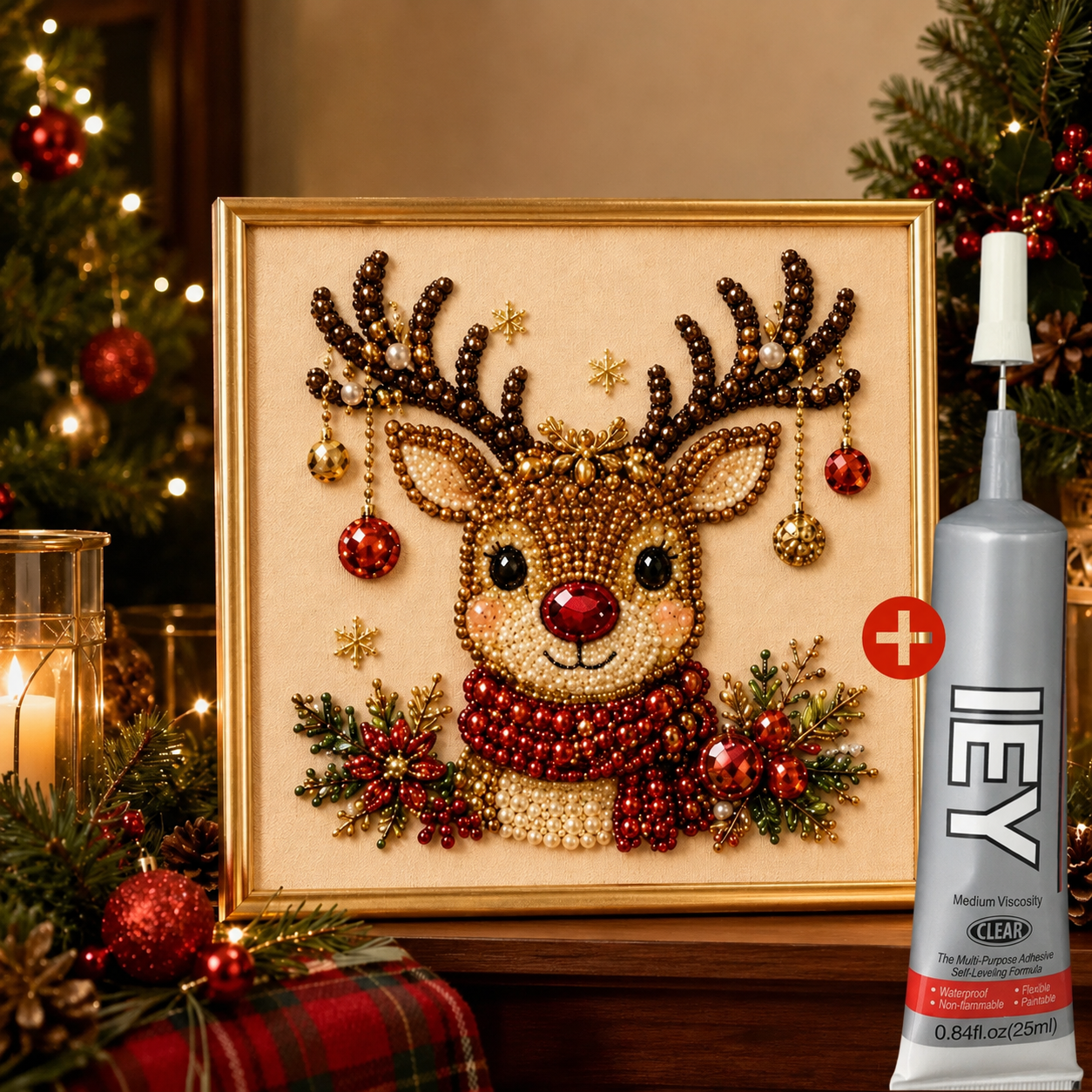 🎄 Nur für kurze Zeit: Entspannendes DIY-Perlenkunst-Set für Weihnachten – perfekt für Anfänger & eine kreative Geschenkidee! 🎨💎