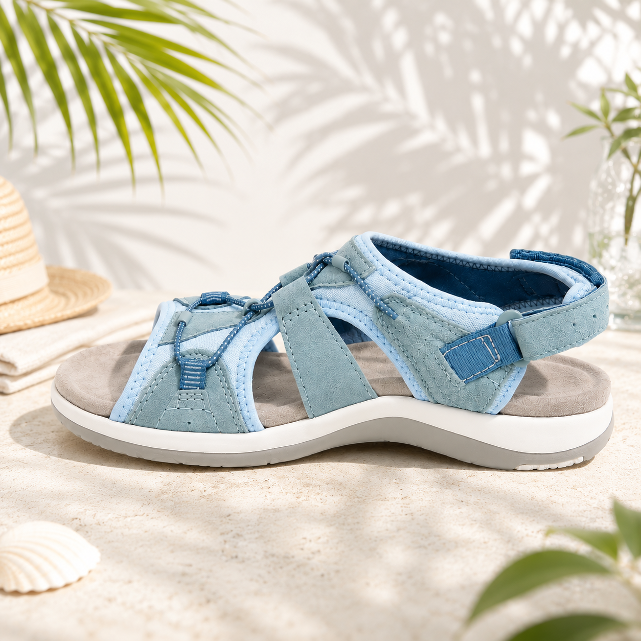 🏆 𝐋𝐄𝐓𝐙𝐓𝐄𝐑 𝐓𝐀𝐆: 𝟖𝟎 % 𝐑𝐀𝐁𝐀𝐓𝐓 🏆 Die beliebtesten ultra-bequemen und verstellbaren Sandalen mit Fußgewölbestütze für Damen ☁️💆‍♀️