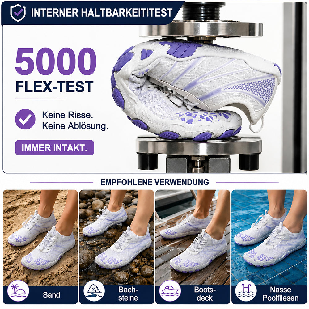 ❤️ Unisex Barfuß-Wasserschuhe – Atmungsaktiv, wasserfest & sandabweisend | Leichte Aqua-Schuhe mit Memory-Foam-Komfort und schnelltrocknendem Design
