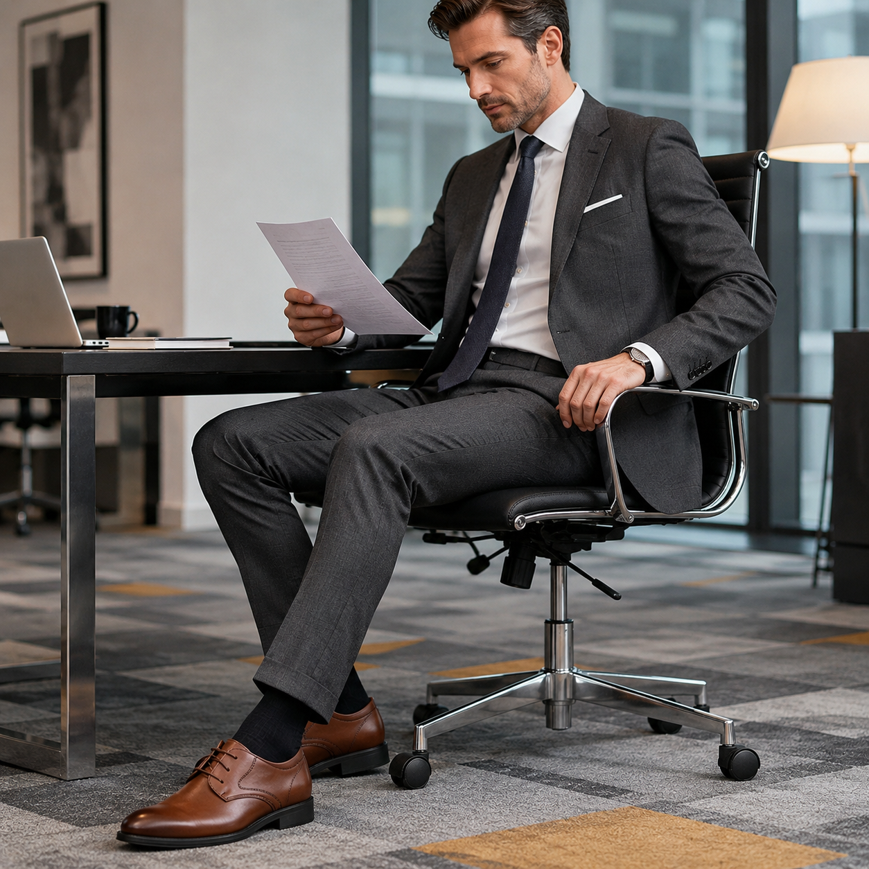 👞 Klassische Herren-Schnürschuhe – elegant, bequem & vielseitig für Büro und Anlass