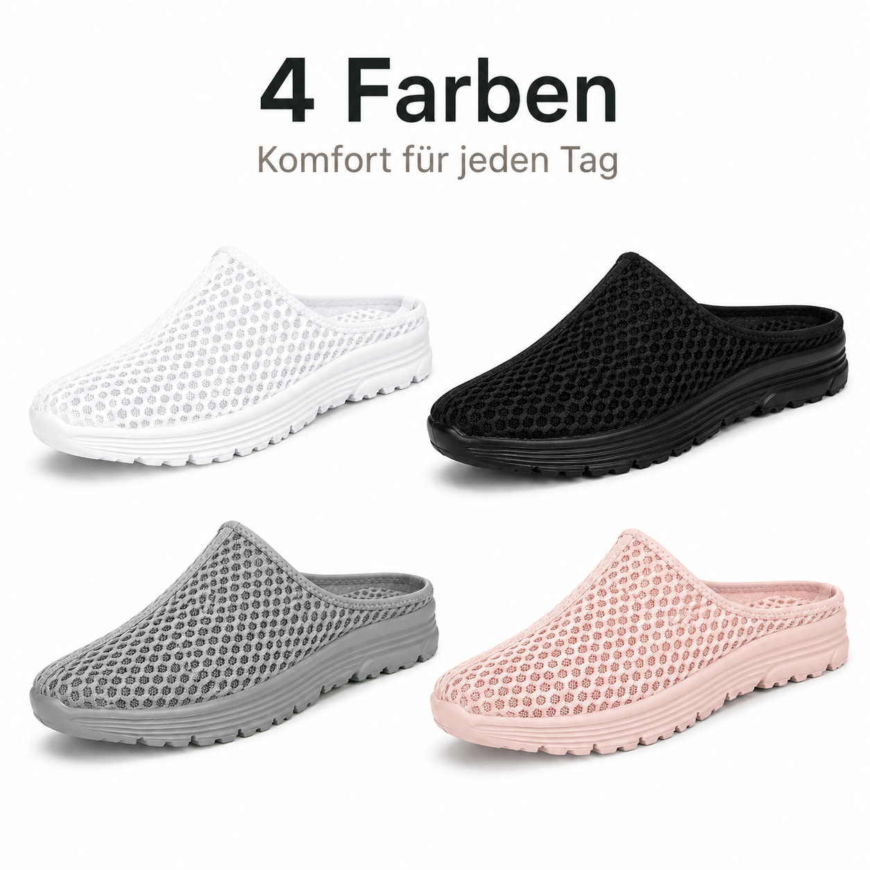 Bequeme, atmungsaktive Mesh-Slipper für den Alltag