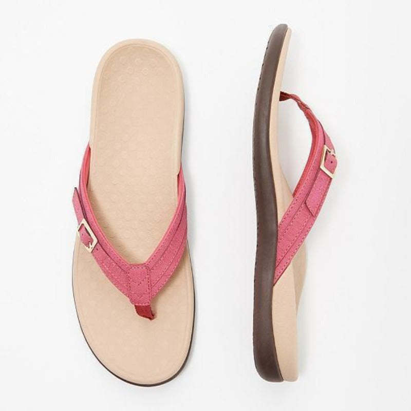 🏰Last Day Promotion 60% OFF - Orthopedic Arch Support Flip Flops ✅Feel Pain-Free and Light on Your Feet All Day Long
