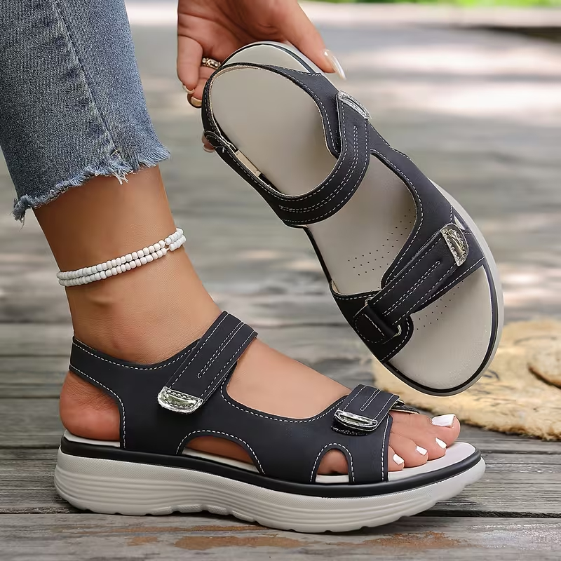 👑 LETZTE CHANCE: 80 % RABATT - 🔥 Damen Komfort-Sandalen mit verstellbaren Riemen