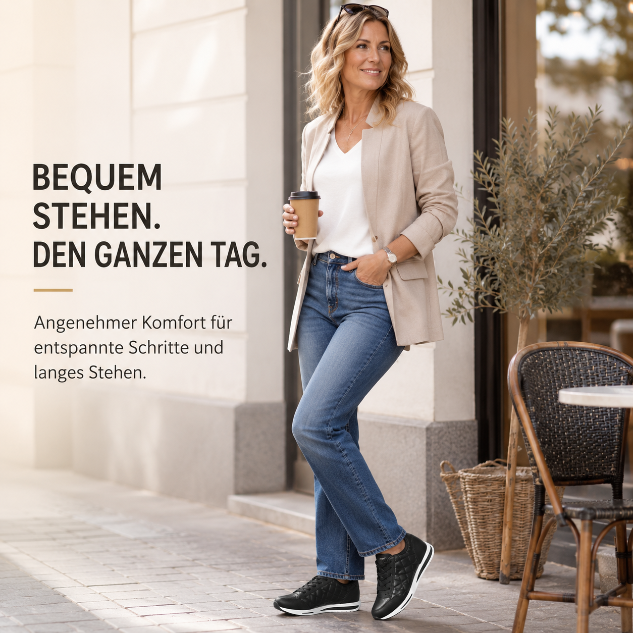  LETZTER TAG: 50 % RABATT – Leichte Retro-Sneaker für Damenhuo