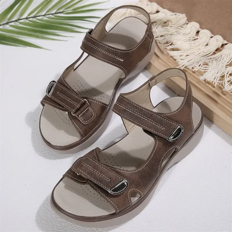 ✨ 𝐋𝐄𝐓𝐙𝐓𝐄𝐑 𝐓𝐀𝐆: 𝟖𝟎 % 𝐑𝐀𝐁𝐀𝐓𝐓: ⭐ Orthopädische Komfort-Sandalen für Damen – Leicht & Rutschfest