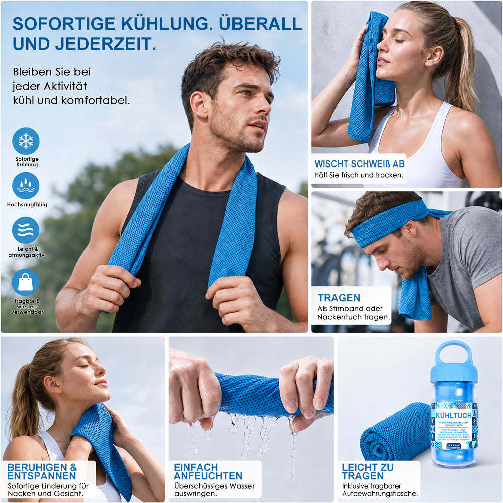 🩵 Letzter Tag: 🩵 2 kaufen = 20 % Rabatt | 3+ kaufen = 40 % Rabatt 🩵 ❄️ Saugfähige & schnelltrocknende Kühlhandtücher fürs Fitnessstudio