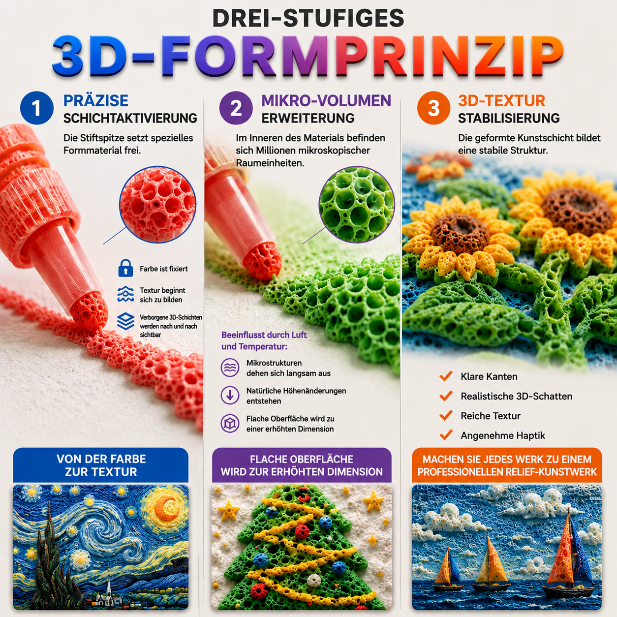 👑 Sichern Sie sich 70 % Rabatt bei einer Bestellung noch heute! |🔥 IEY® 3D Relief Art Pen – Verwandeln Sie flache Zeichnungen in fühlbare 3D-Kunst!🪄