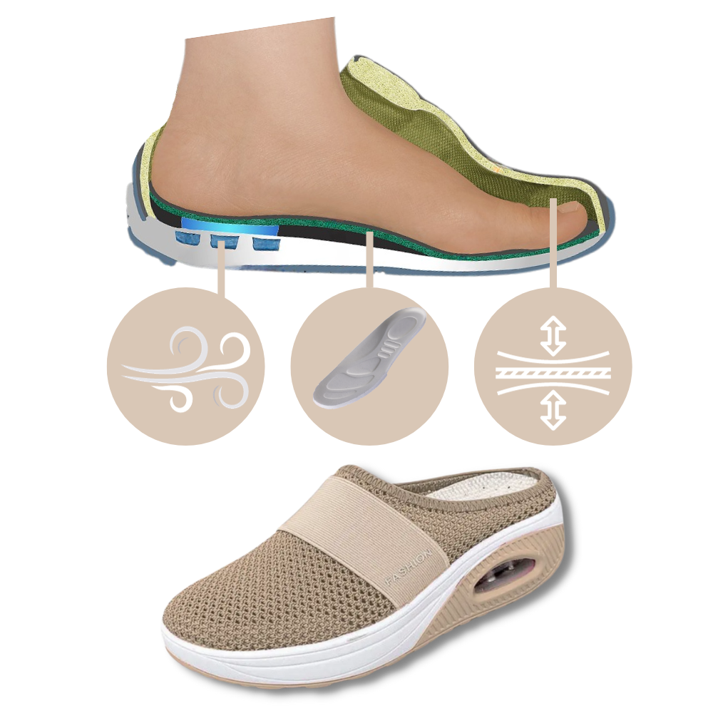 Diabetic slip-on shoes | Orthopedic shoes for women | Therapeutic shoes
Ortho diabetic shoes - Breathable Comfort - Ozerty Air-cushion diabetic slip-on shoes - Breathable Comfort - Ozerty
