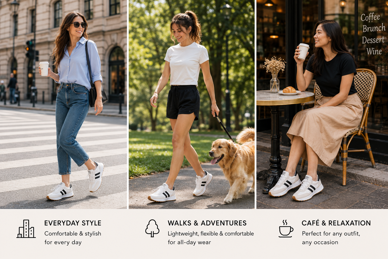 Damen Retro-Sneaker im klassischen Vintage-Look