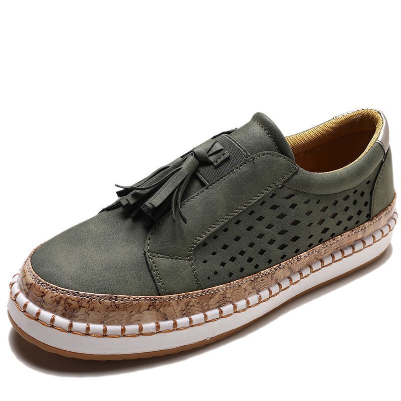 🚨Summer Sale⭐Women's Modern Slip-On Sports Tassels Shoes