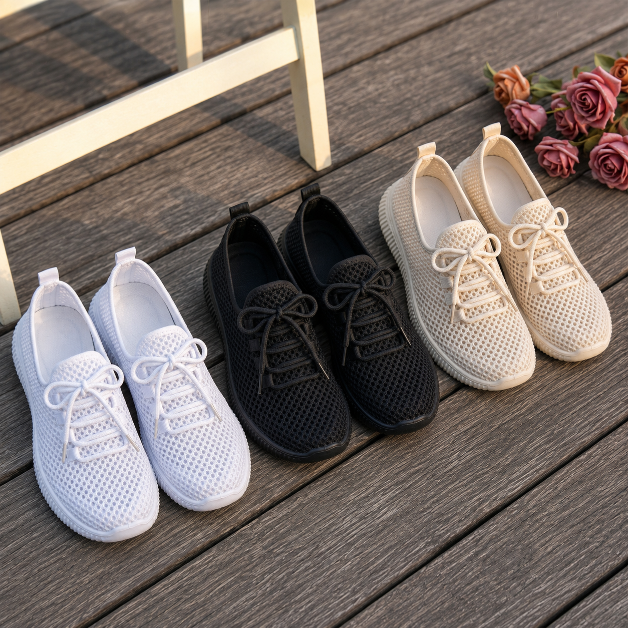 💖 𝗚𝗿𝗼ß𝗲𝗿 𝗦𝗼𝗺𝗺𝗲𝗿𝘀𝗰𝗵𝗹𝘂𝘀𝘀𝘃𝗲𝗿𝗸𝗮𝘂𝗳⭐: Unisex-Sommer-Sneaker aus atmungsaktivem Mesh – leicht, weich und bequem für jeden Tag – 𝗵𝗲𝘂𝘁𝗲 𝟴𝟬 % 𝗥𝗮𝗯𝗮𝘁𝘁!