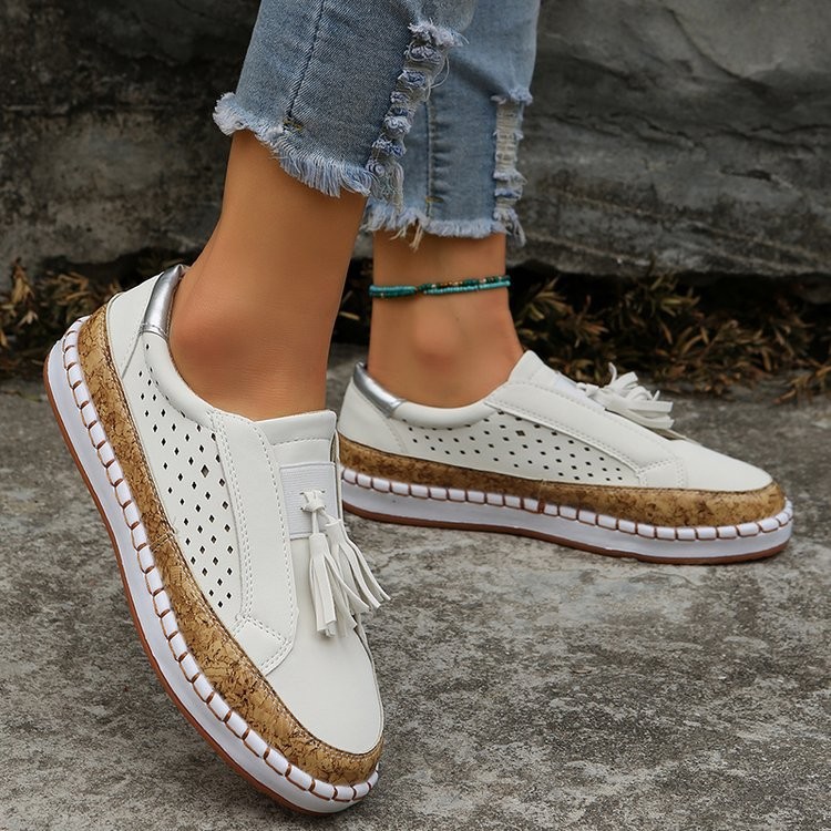 🚨Summer Sale⭐Women's Modern Slip-On Sports Tassels Shoes