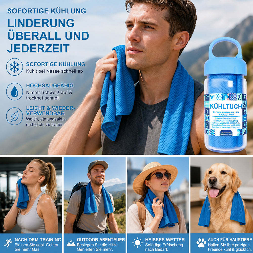 🩵 Letzter Tag: 🩵 2 kaufen = 20 % Rabatt | 3+ kaufen = 40 % Rabatt 🩵 ❄️ Saugfähige & schnelltrocknende Kühlhandtücher fürs Fitnessstudio