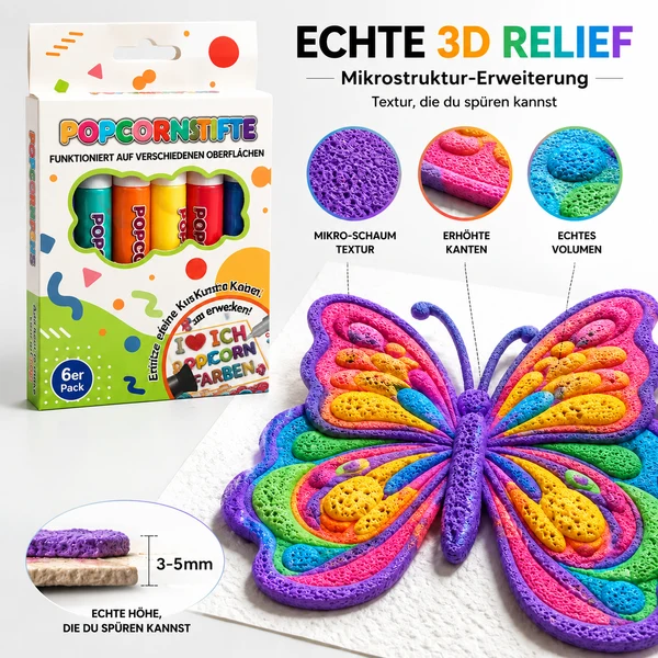 🇩🇪 Nur heute: 80 % Rabatt🎠 | IEY® 3D-Relief-Kunststift – Erwecke deine Zeichnungen zum Leben! 🪄🎨