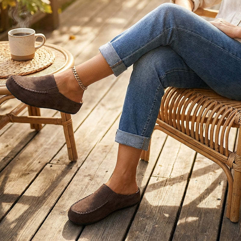 👡✨ Women's Wide Closed-Toe Mule Slippers 🛋️