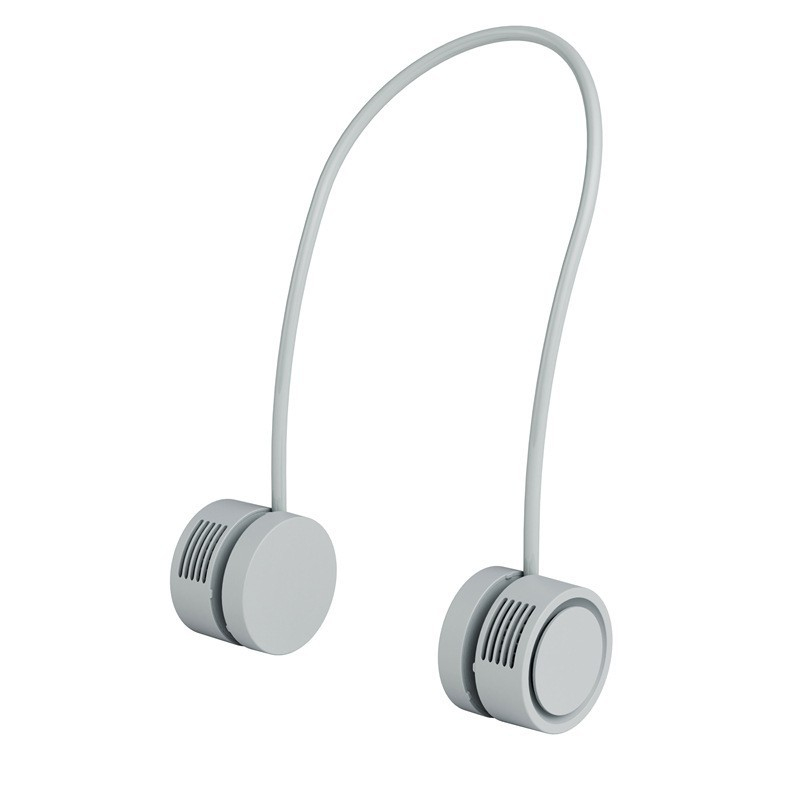 🔥 Sommer-Sonderangebot ❄️Tragbarer, zusammenklappbarer Halsventilator – blattloser, wiederaufladbarer Ventilator für den persönlichen Gebrauch