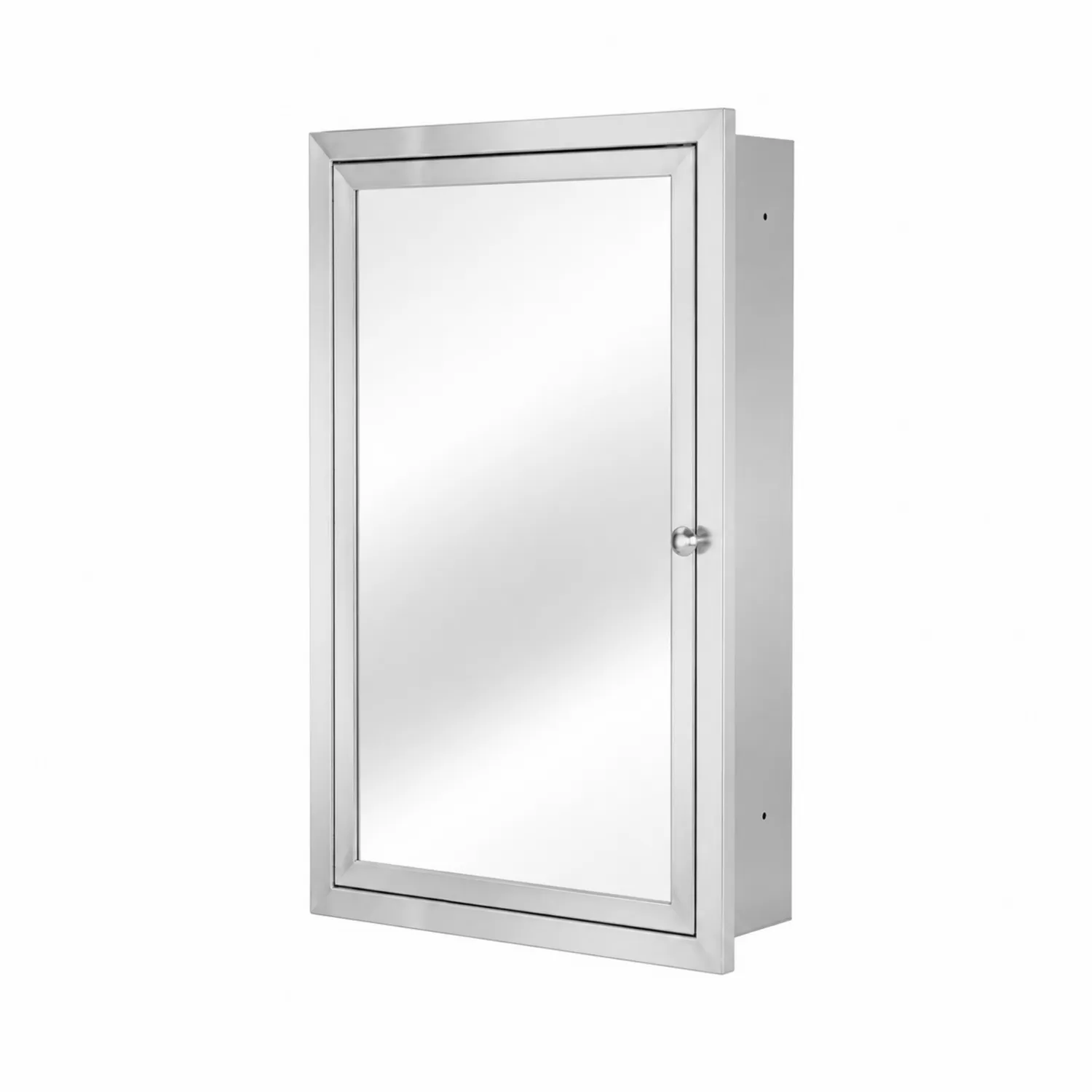 Szafka łazienkowa z lustrem stal nierdzewna 70x50x15 cm