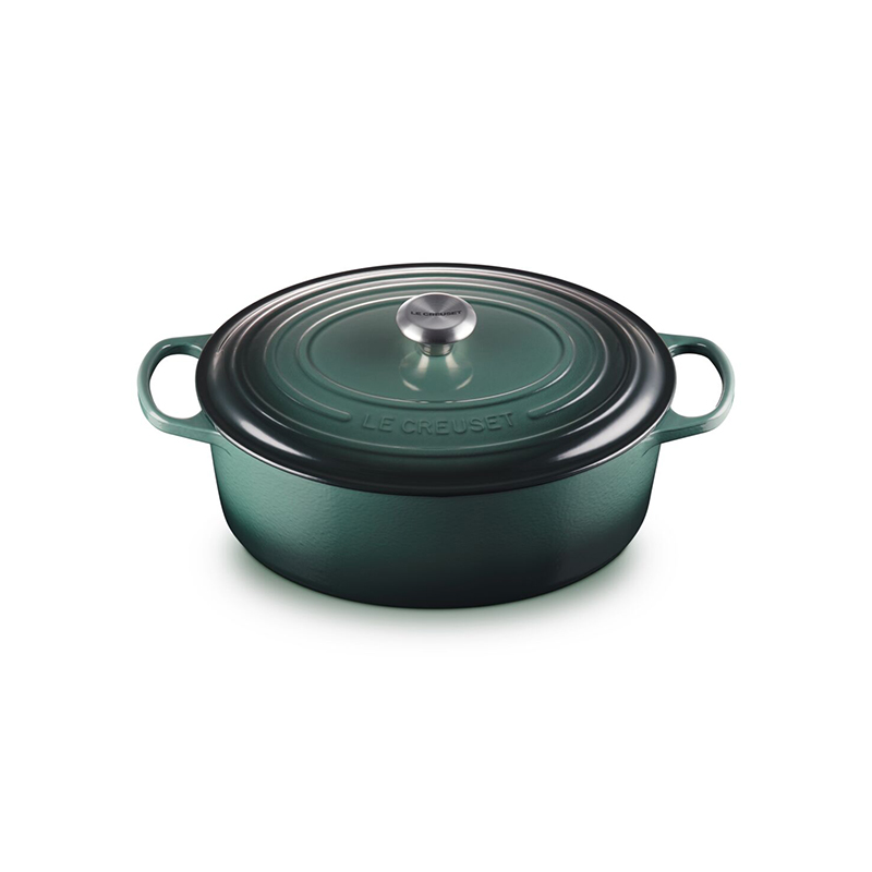 🎄Today's Special Value🎁Le Creuset Signature Enameled Cast Iron Oval Dutch Oven, 8-Qt.