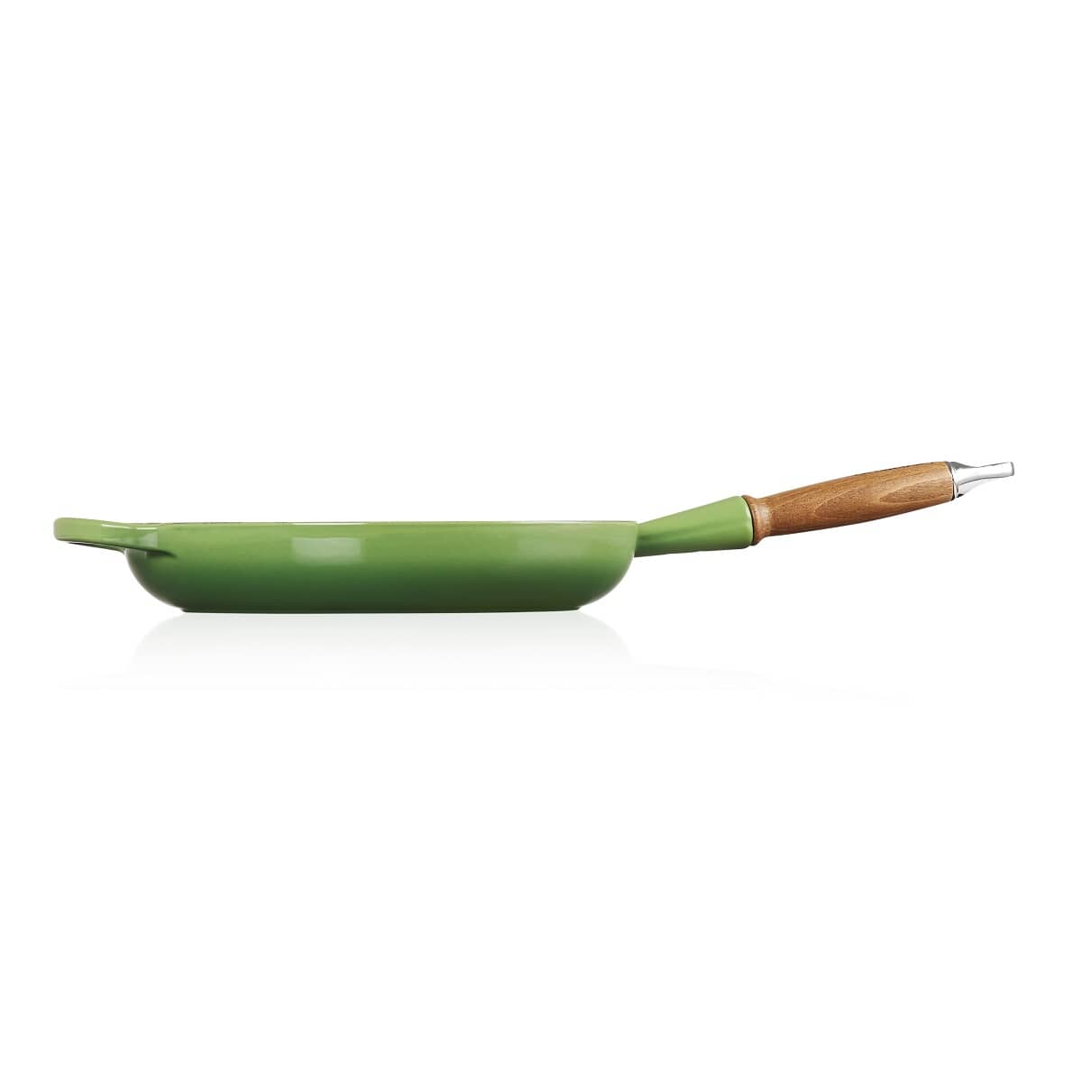 🎄Today's Special Value🎁Le Creuset Cast Iron 10.25" Flame Fry Pan with Wood Handle