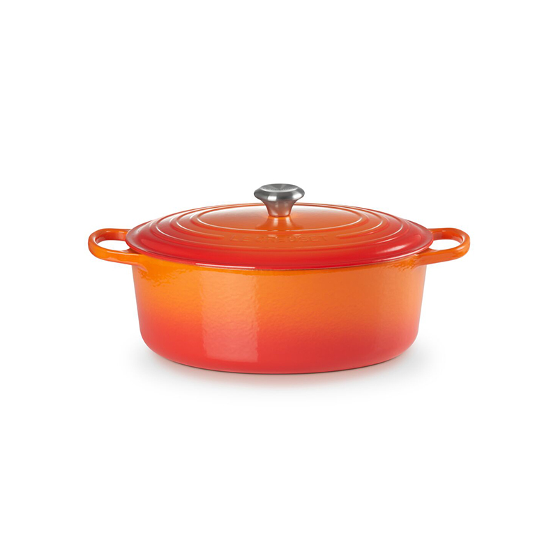 🎄Today's Special Value🎁Le Creuset Signature Enameled Cast Iron Oval Dutch Oven, 8-Qt.
