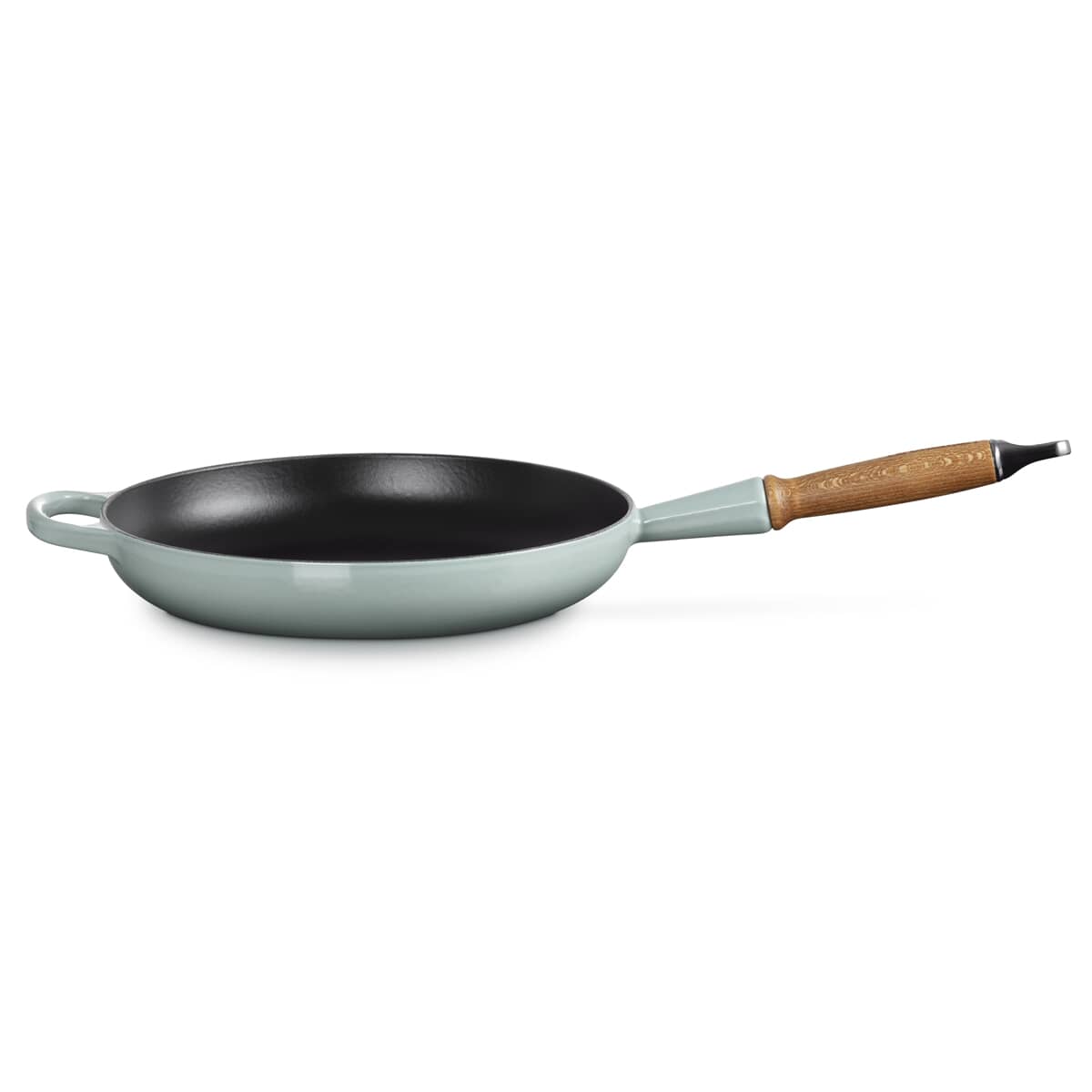 🎄Today's Special Value🎁Le Creuset Cast Iron 10.25" Flame Fry Pan with Wood Handle