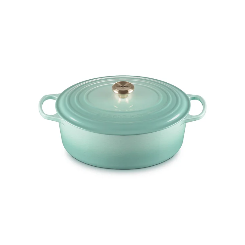 🎄Today's Special Value🎁Le Creuset Signature Enameled Cast Iron Oval Dutch Oven, 8-Qt.