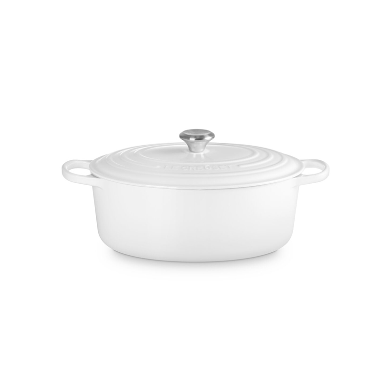 🎄Today's Special Value🎁Le Creuset Signature Enameled Cast Iron Oval Dutch Oven, 8-Qt.