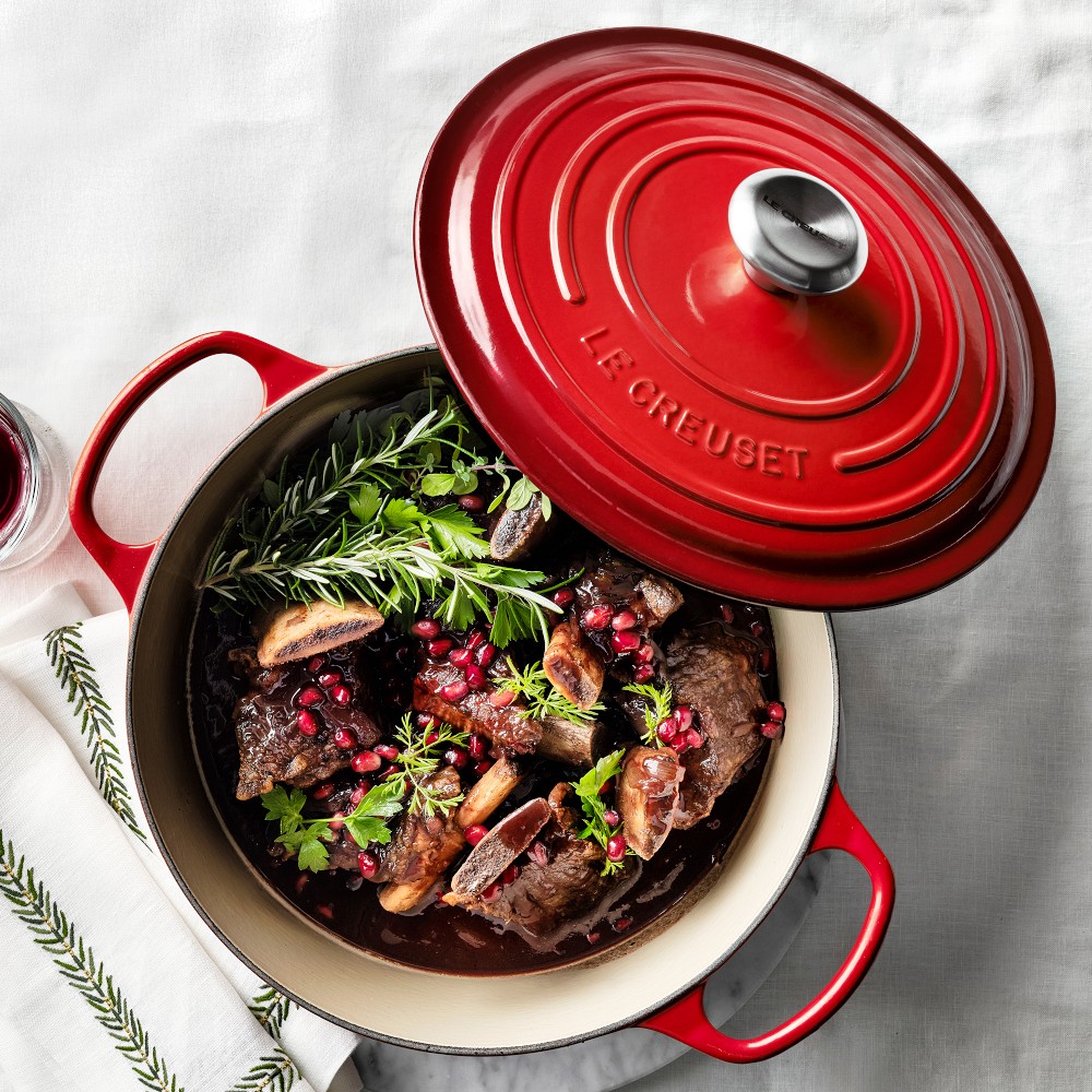 🎄Today's Special Value🎁 Le Creuset Cast-Iron 6.75-qt Classic Round Wide Oven 