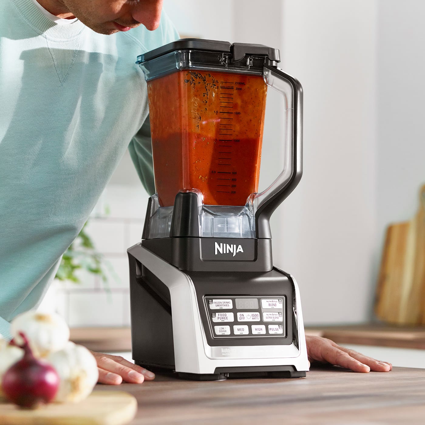 🎄Christmas Sale🎁Ninja Complete Food Processor with Auto-iQ and Nutri Ninja 1500W
