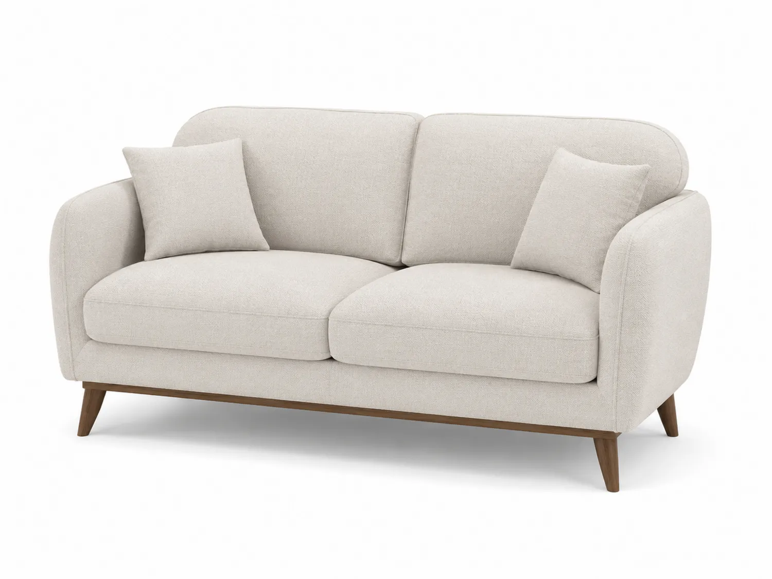 Sofa z tkaniny dwuosobowa Beżowa-Arzenorae