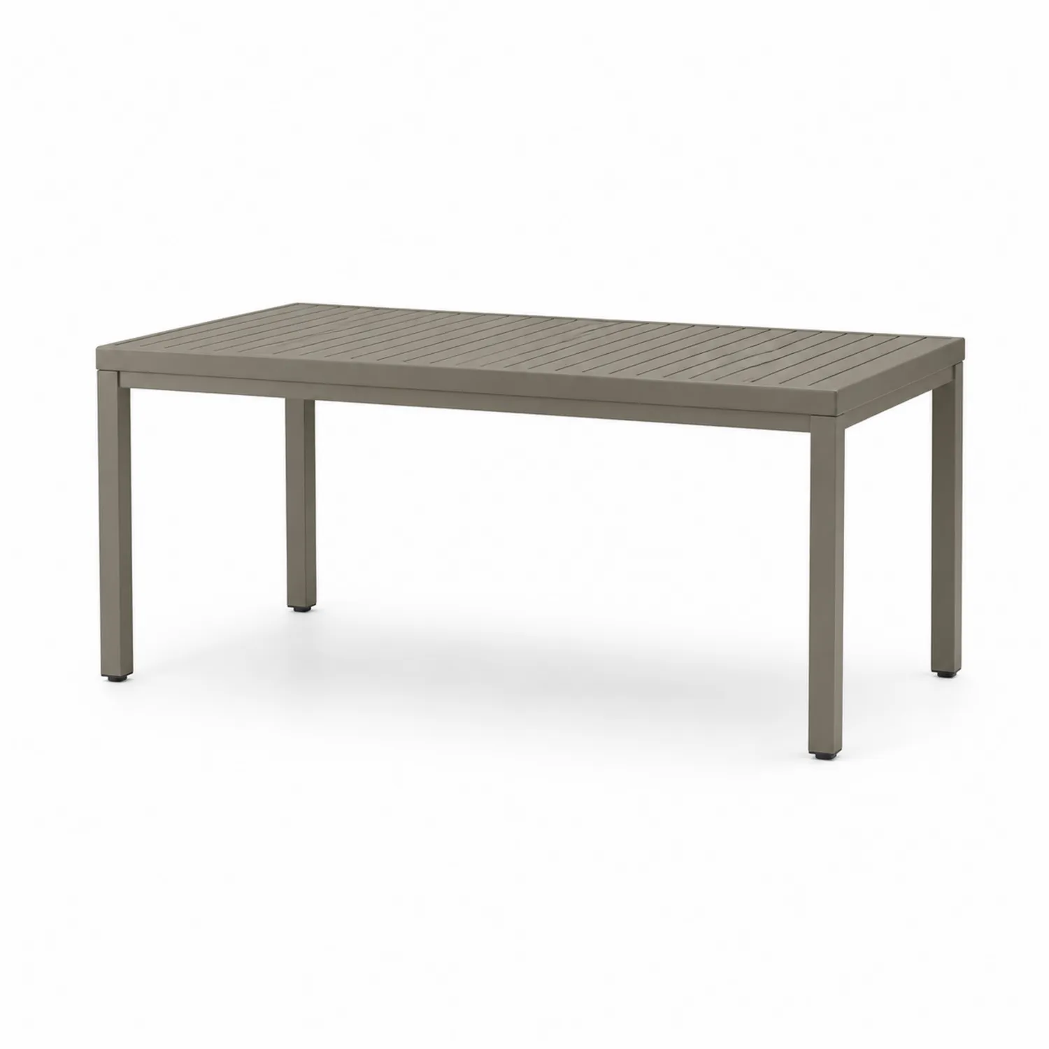 Stół ogrodowy prostokątny aluminiowy szary-Arzenorae