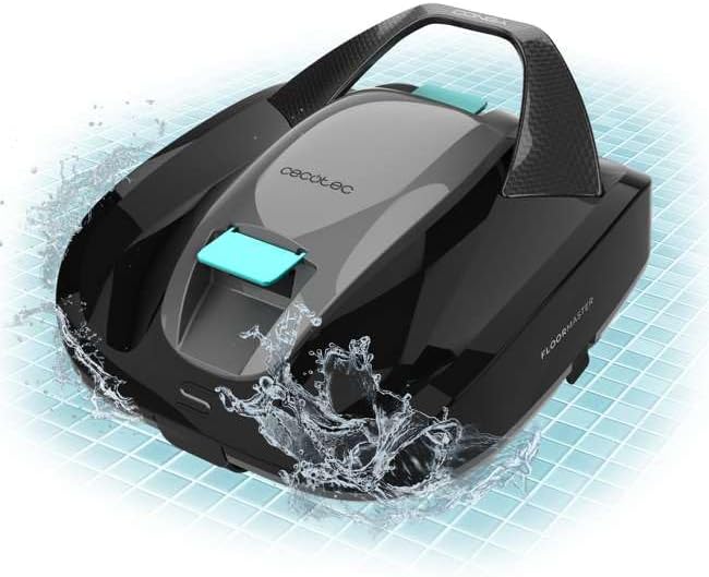 Cecotec Conga Pooldroid 2000 FloorMaster - Robot piscina 80 m2 - 100 min - Filtro 2,5 L-Milooabode