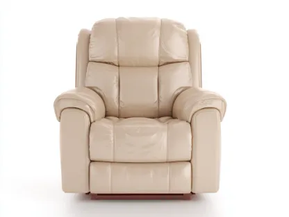 Sillones reclinables 95x100x105 cm - tapizado acolchado - color beige - estilo moderno-Milooabode