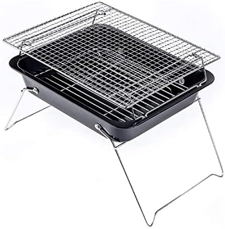 SYW315 DXX L64976 1 - Parrilla camping carbón - Acero inoxidable plegable - Barbacoa portátil exterior-Milooabode