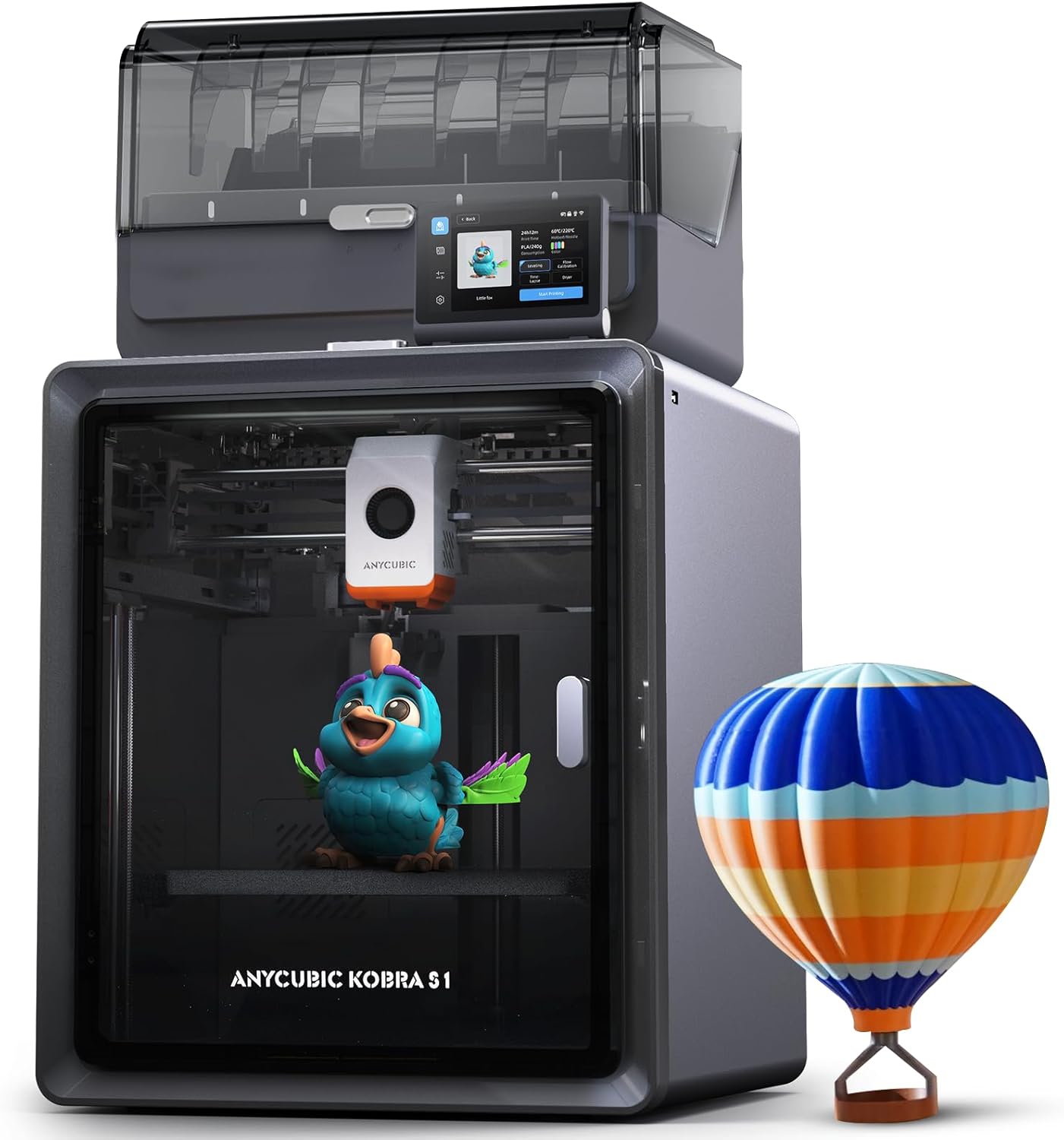 Anycubic Kobra S1 Combo impresora 3D - CoreXY cerrada multicolor - Secado e impresión en una - 600 mms-Milooabode