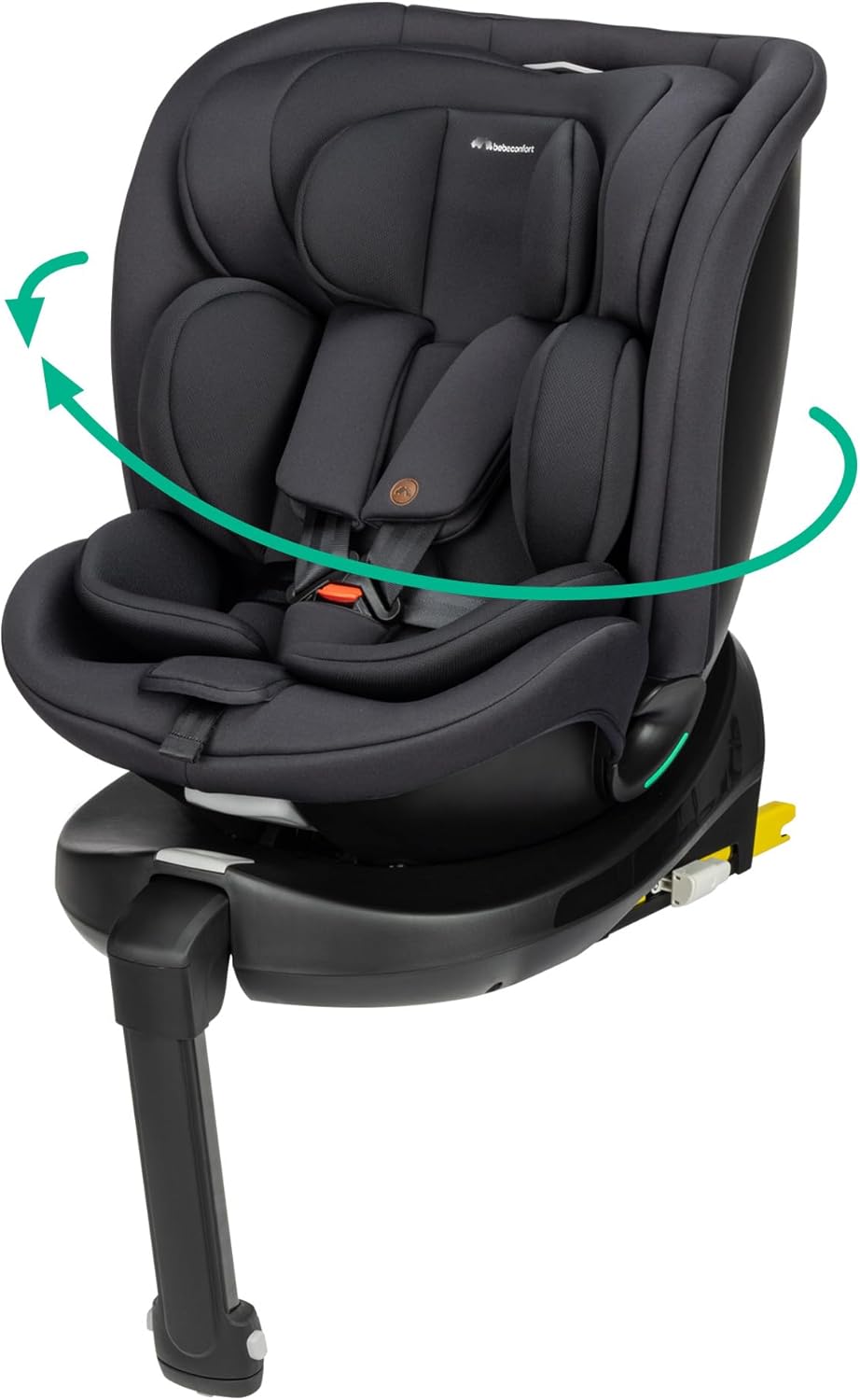 Bebeconfort RevolveFix Plus 360 i Size - Silla coche ISOFIX 40 a 150 cm - Giro 360 - Full Black-Milooabode