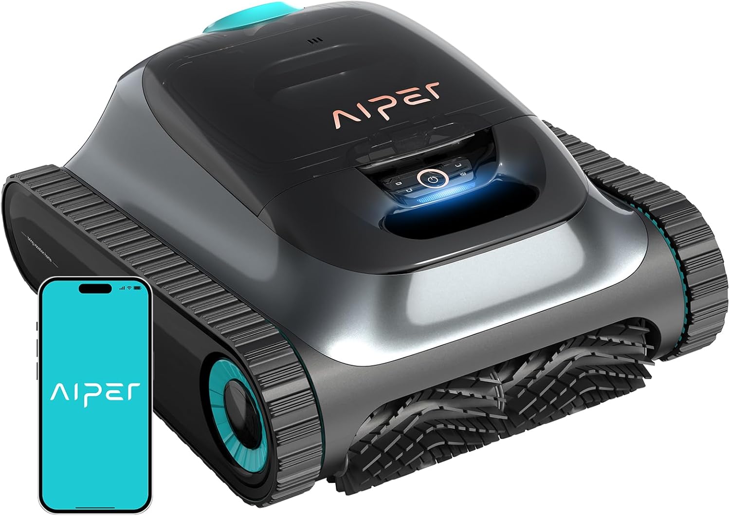 AIPER Scuba S1 2025 - Robot limpiafondos piscina - App OTA filtración ultrafina y 180 min - Gris-Milooabode