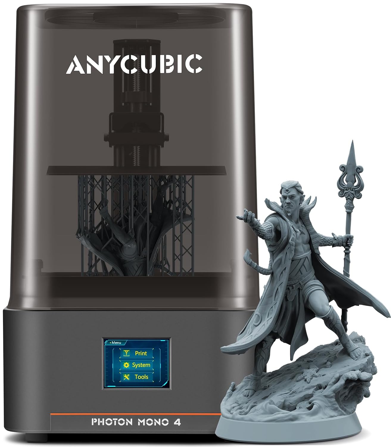 Impresora 3D ANYCUBIC Photon Mono 4 - resina MSLA 10K - LighTurbo - 153,4 x 87 x 165 mm3-Milooabode
