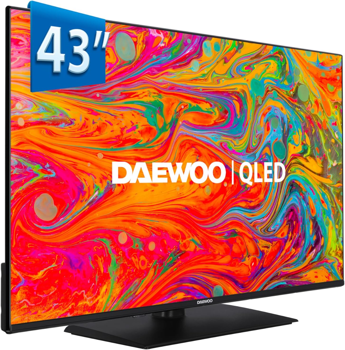 Smart TV Daewoo 43DM65QV - 43 pulgadas QLED 4K HDR - Dolby Vision y Dolby Atmos - Alexa-Milooabode