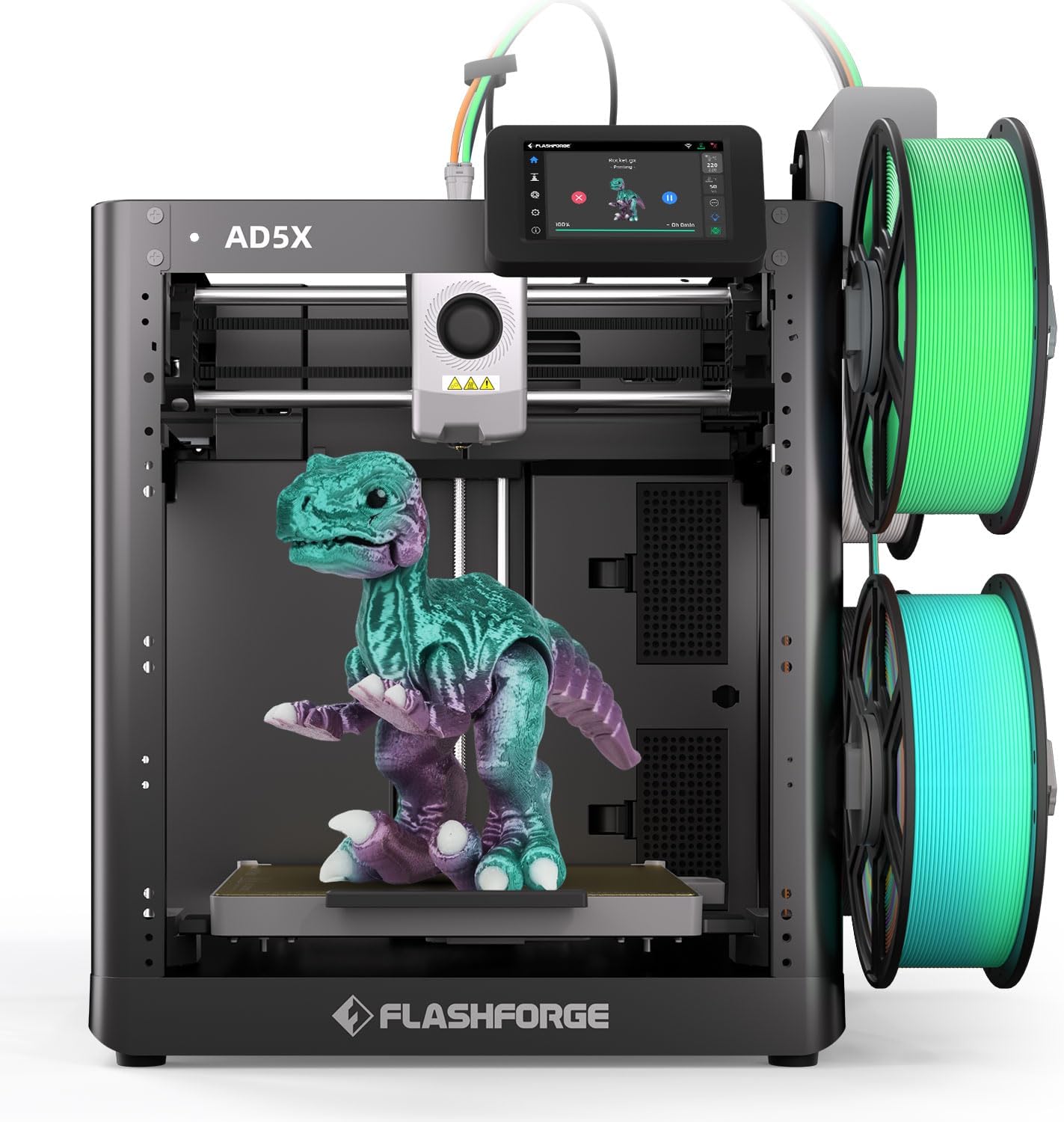 Impresora 3D FLASHFORGE AD5X - multimaterial multicolor - 600 mms - calibración automática-Milooabode