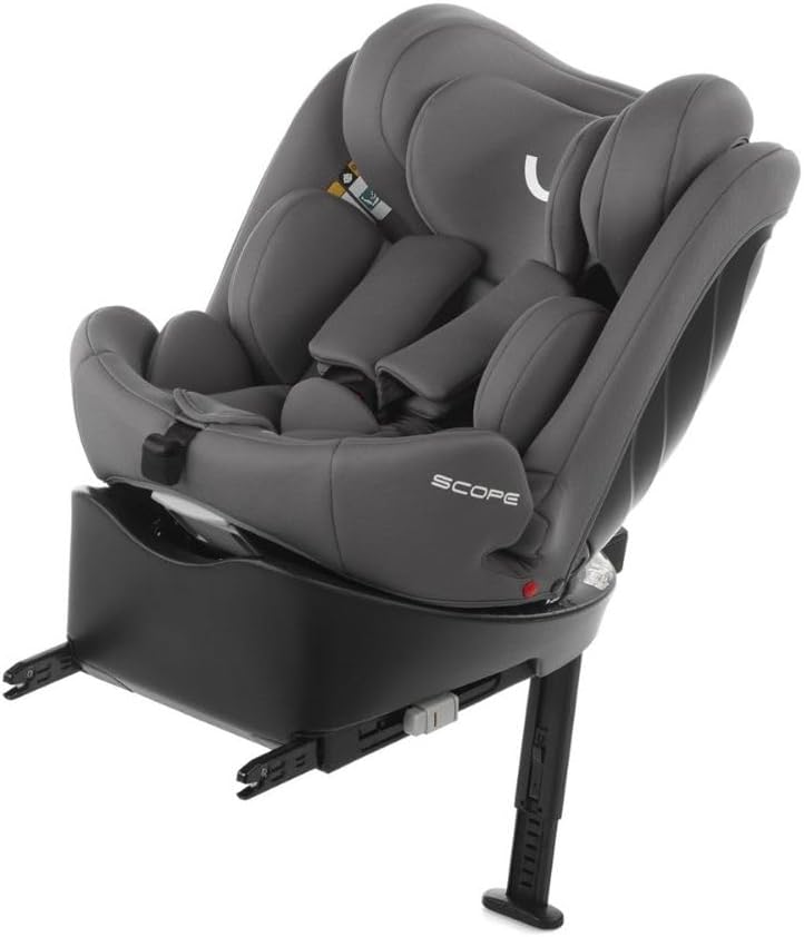 Nurse by Jané Scope i Size - Silla coche bebé 40 a 150 cm - Isofix giratoria 360 y 13 posiciones - Gris-Milooabode