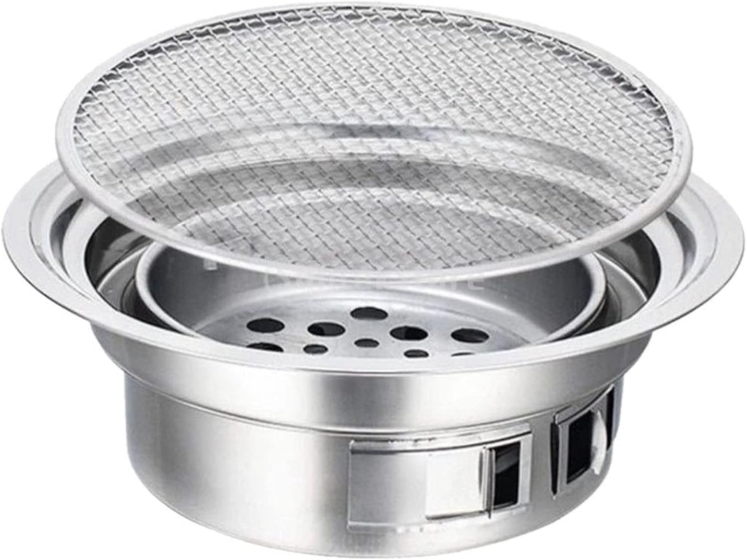 QXL2509120487 - Parrilla carbón doméstica - Antiadherente - Para jardín cocina exterior-Milooabode