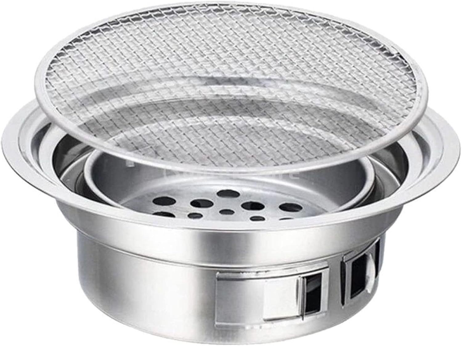 QXL2509120487 - Parrilla carbón doméstica - Antiadherente - Para jardín cocina exterior-Milooabode