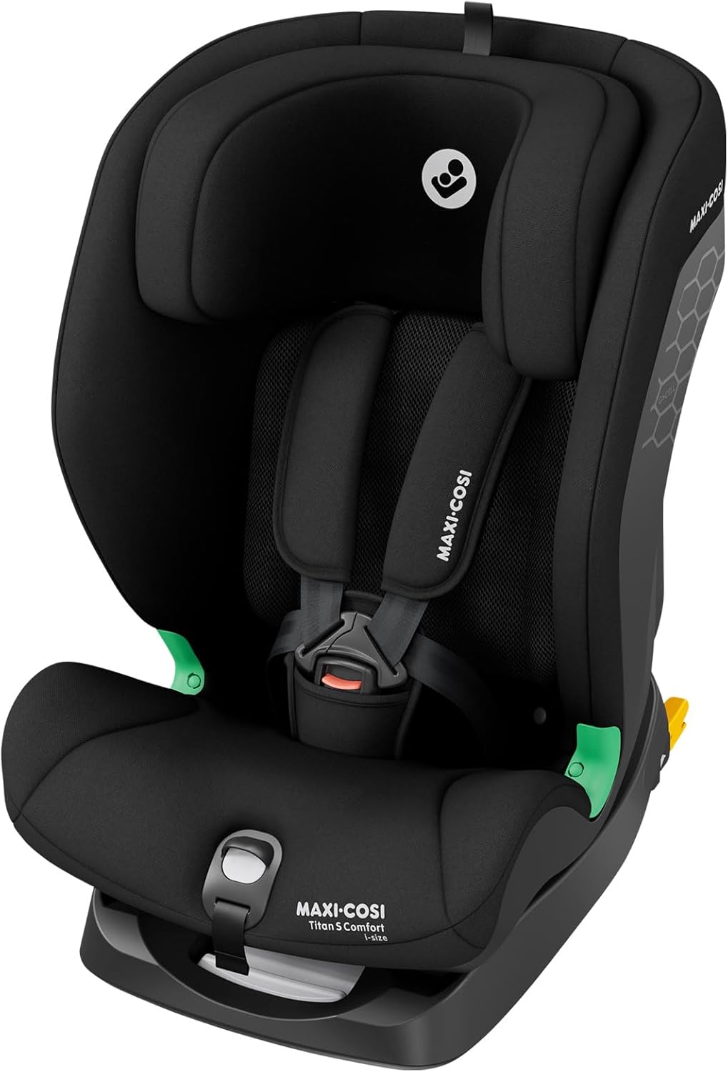 Maxi-Cosi Titan S Comfort - Silla coche i Size 76 a 150 cm - 5 reclinados 13 reposacabezas - Authentic Black-Milooabode