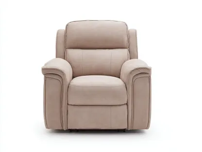 Sillones reclinables tapizado acolchado 88x92x104 cm - beige - diseño confortable salón-Milooabode