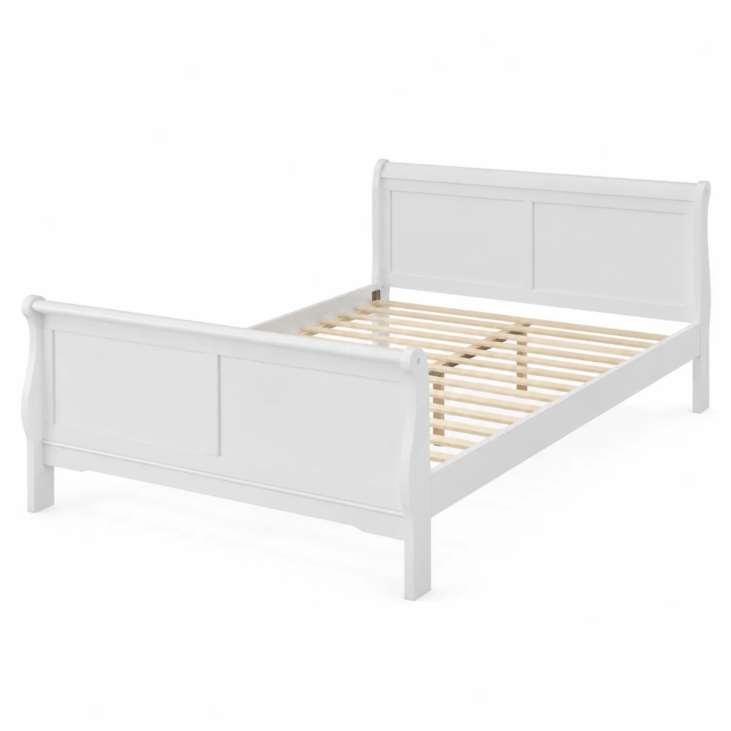 Holzbett rechteckig 200x160 cm Weiß-norlontin