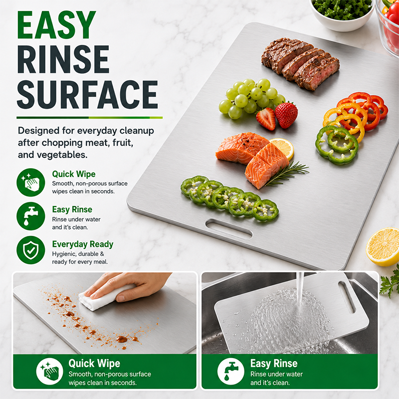Premium Stainless Steel Cutting Board