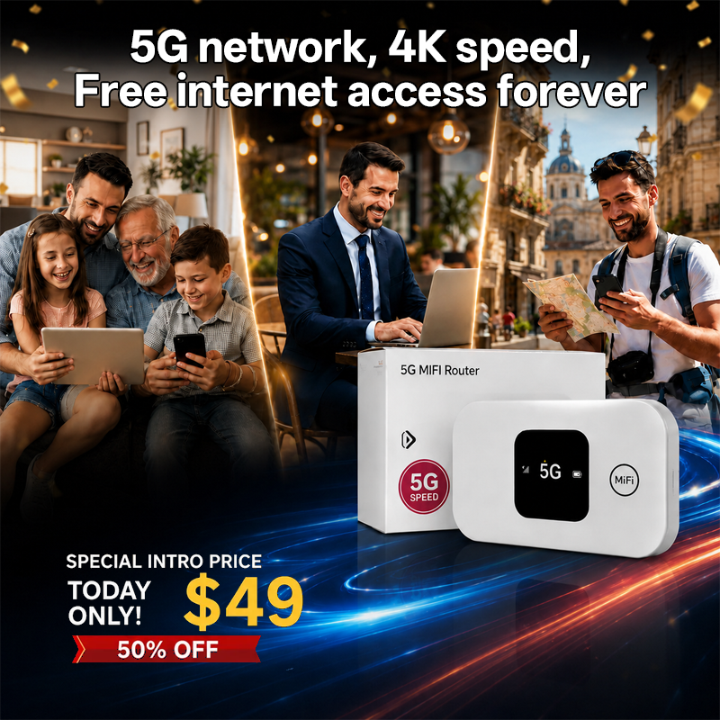 🌍 Enjoy free, lifetime access to 4K internet worldwide—no SIM card, no monthly fees, and no dead zones! 🚀