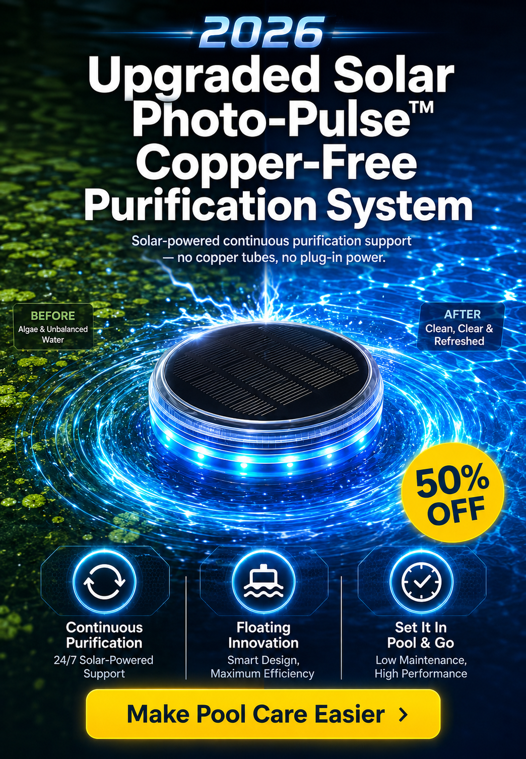Smarter Pool Care Starts With Solar Power