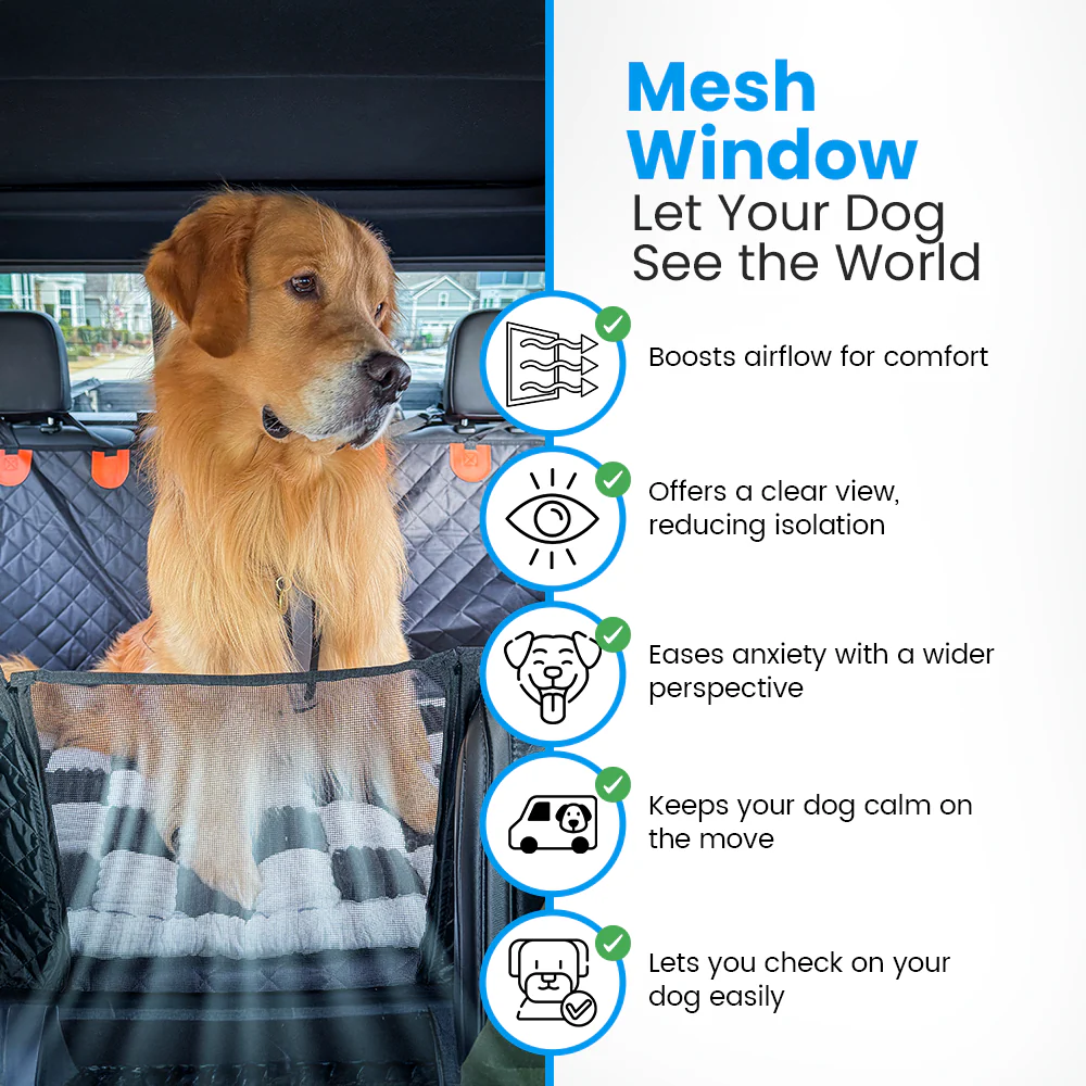 Rider™2.0🐾Hard-Bottom Seat Protector for Big Dogs